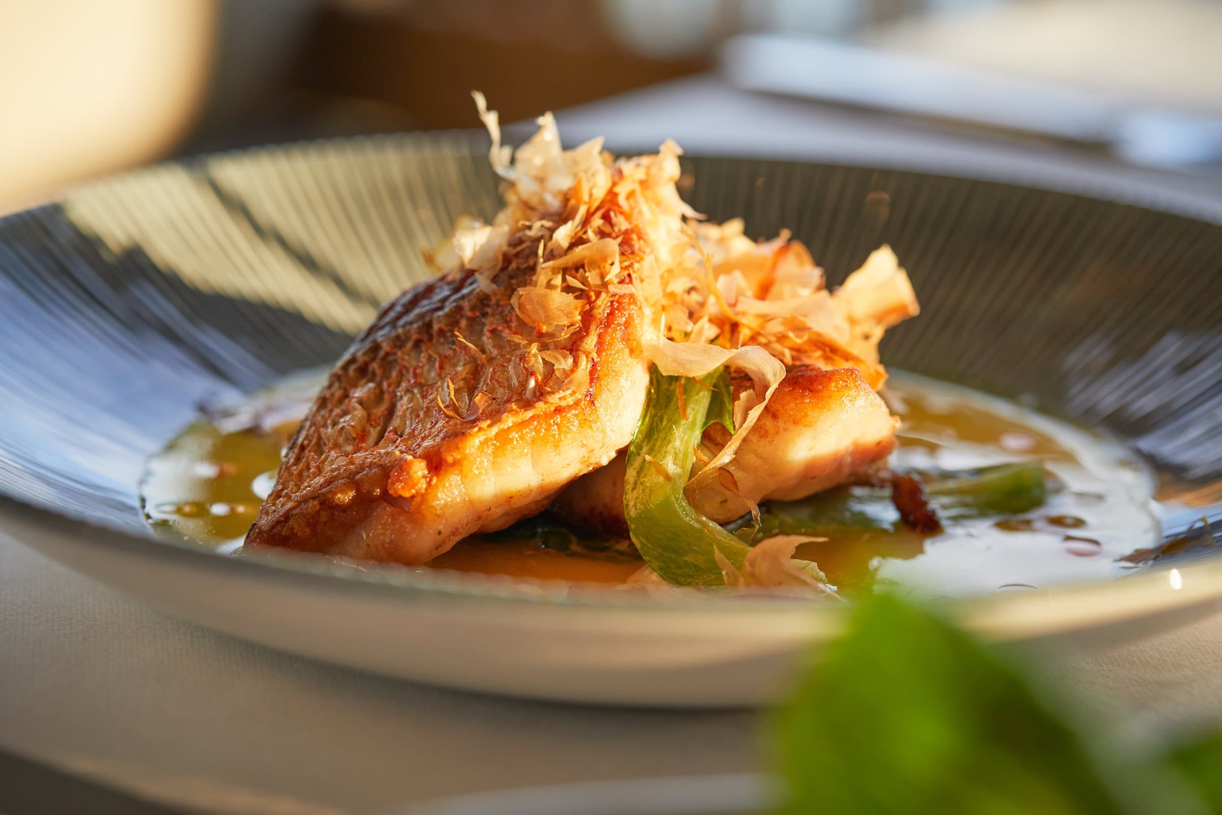 fresh caught fish from the dinner menu