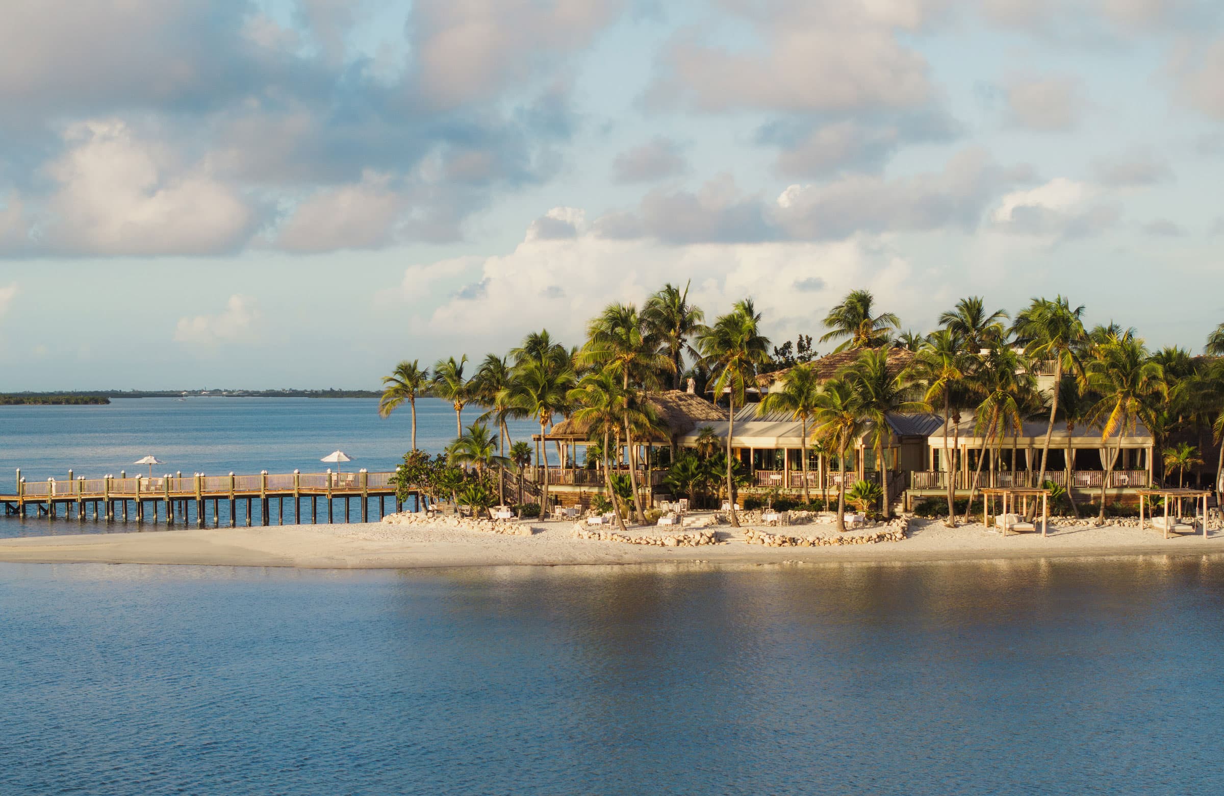 The Beach At Little Palm Island