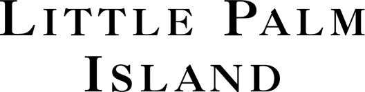 The Little Palm Island Resort & Spa logo in black and white