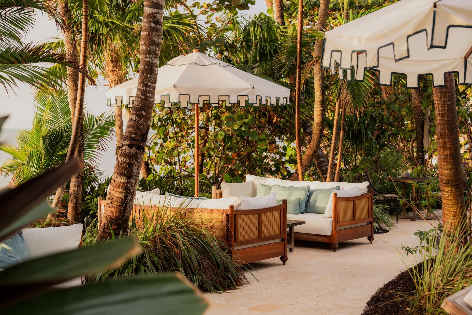 A shot of the Palapa Bar at Little Palm Island Resort