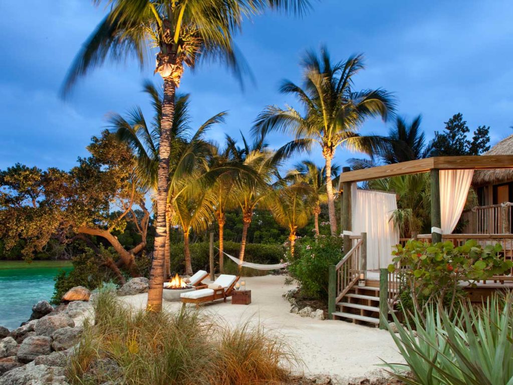 Suite with water view in Florida Keys Resort