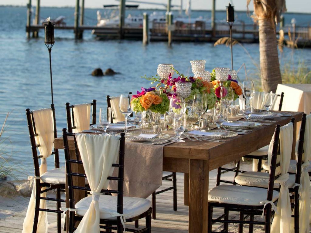 Waterside dining in Florida Keys