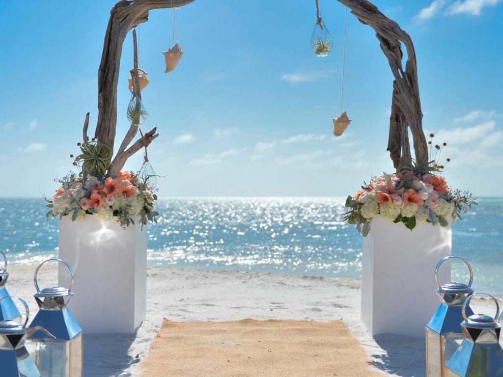 Beach wedding Florida Keys