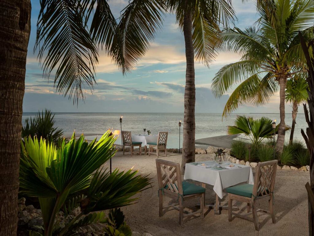 Dining On The Beach.