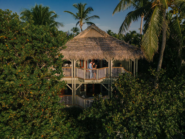 Couple In A Bungalow.