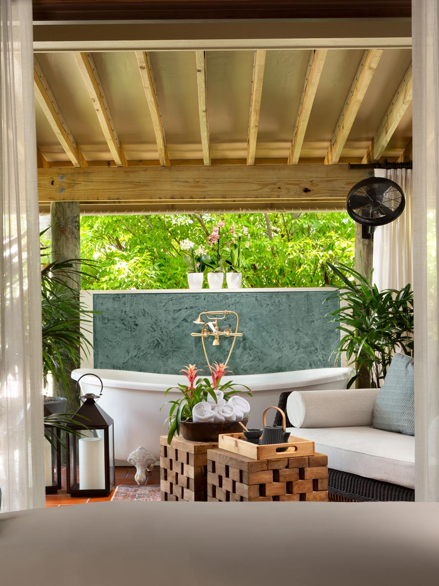 Spa Room At Little Palm Island.