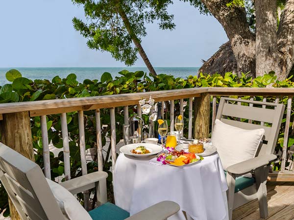 Dining On The Balcony.