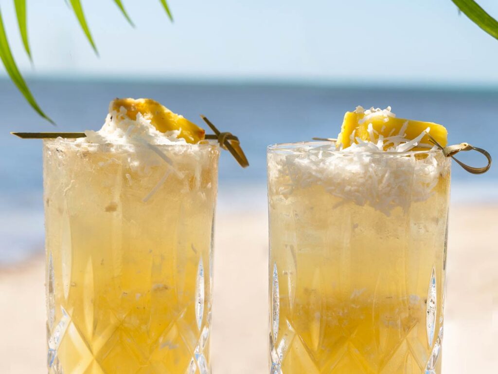 Cocktails On The Beach.