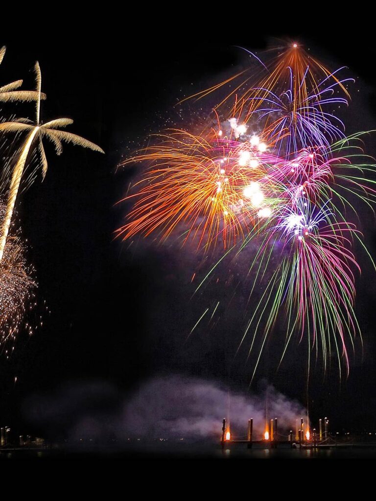 Fireworks At Little Palm Island.